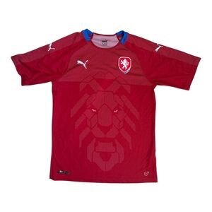 2018-19 Puma Czechia National Home Football Jersey Size: M